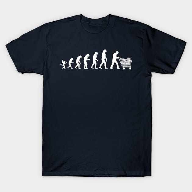 Evolution ? Just for shopping! T-Shirt by Manikool